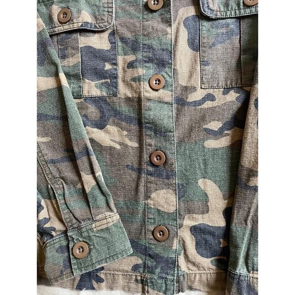 Sanctuary Utility Camo Button Down Shirt/Jacket Size‎ Medium - Picture 8 of 8